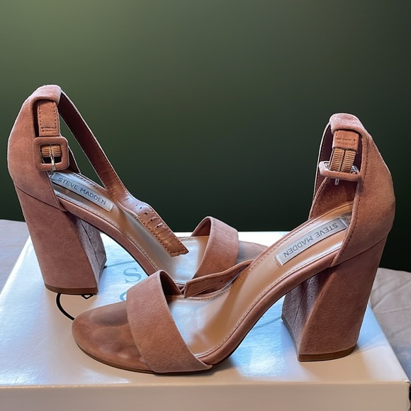 Steve Madden Joss Suede Sandals - Picture 5 of 7